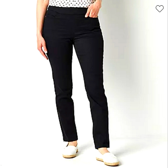 Liz Claiborne Amber Womens Mid Rise Straight Pull-On Pants. - Picture 5 of 5